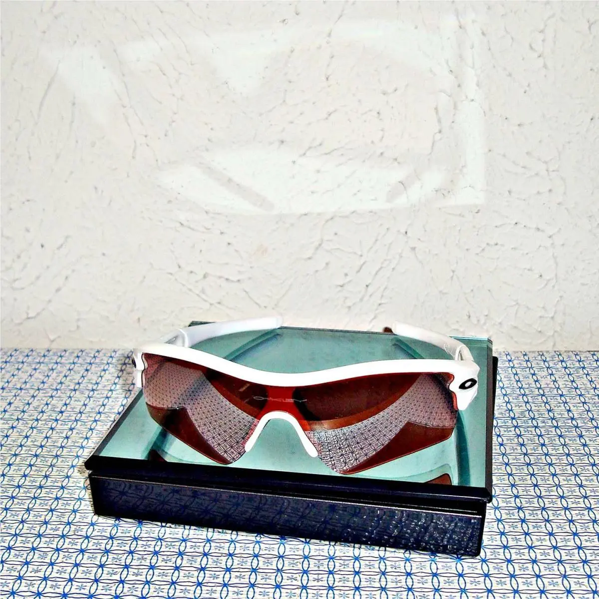 【new】oakley Men`s Radar Path 09-703 White Wrap Sunglasses