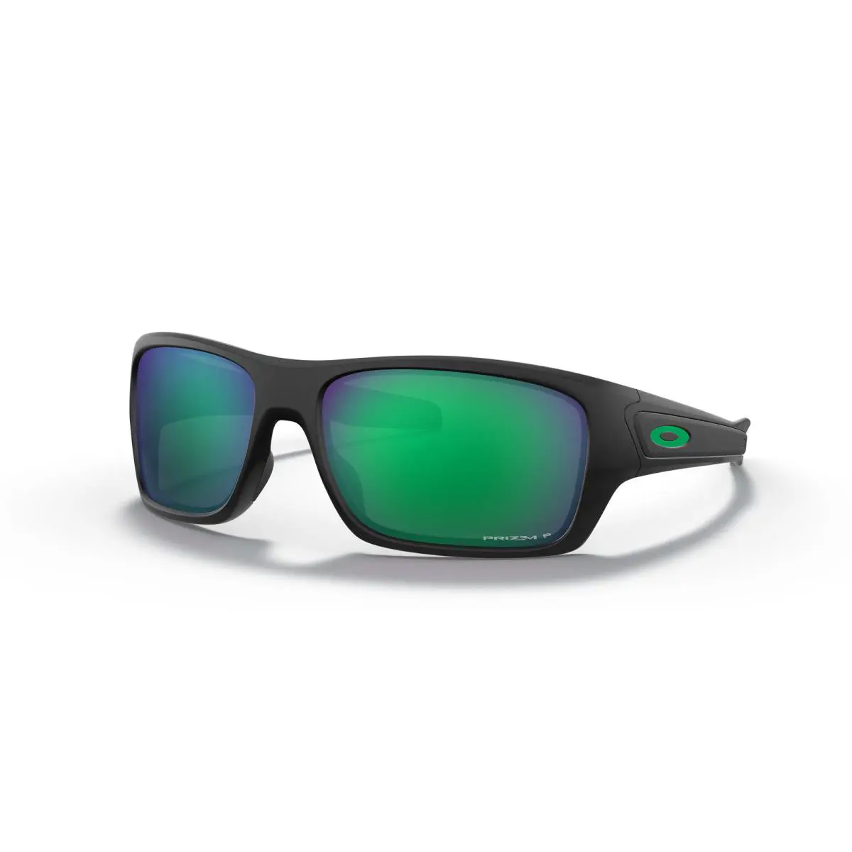 Turbine Matte Black/prizm Jade Polarized Men`s Sunglasses OO9263-4563 by Oakley