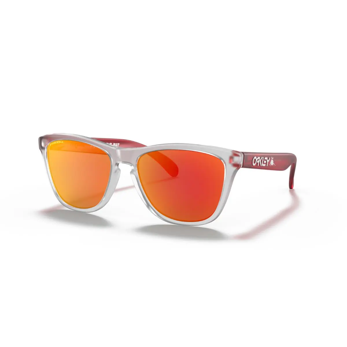 Sunglasses Frogskins A Cny Matte Clear Trans Red W/prizm Ruby OO9245-A9 by Oakley