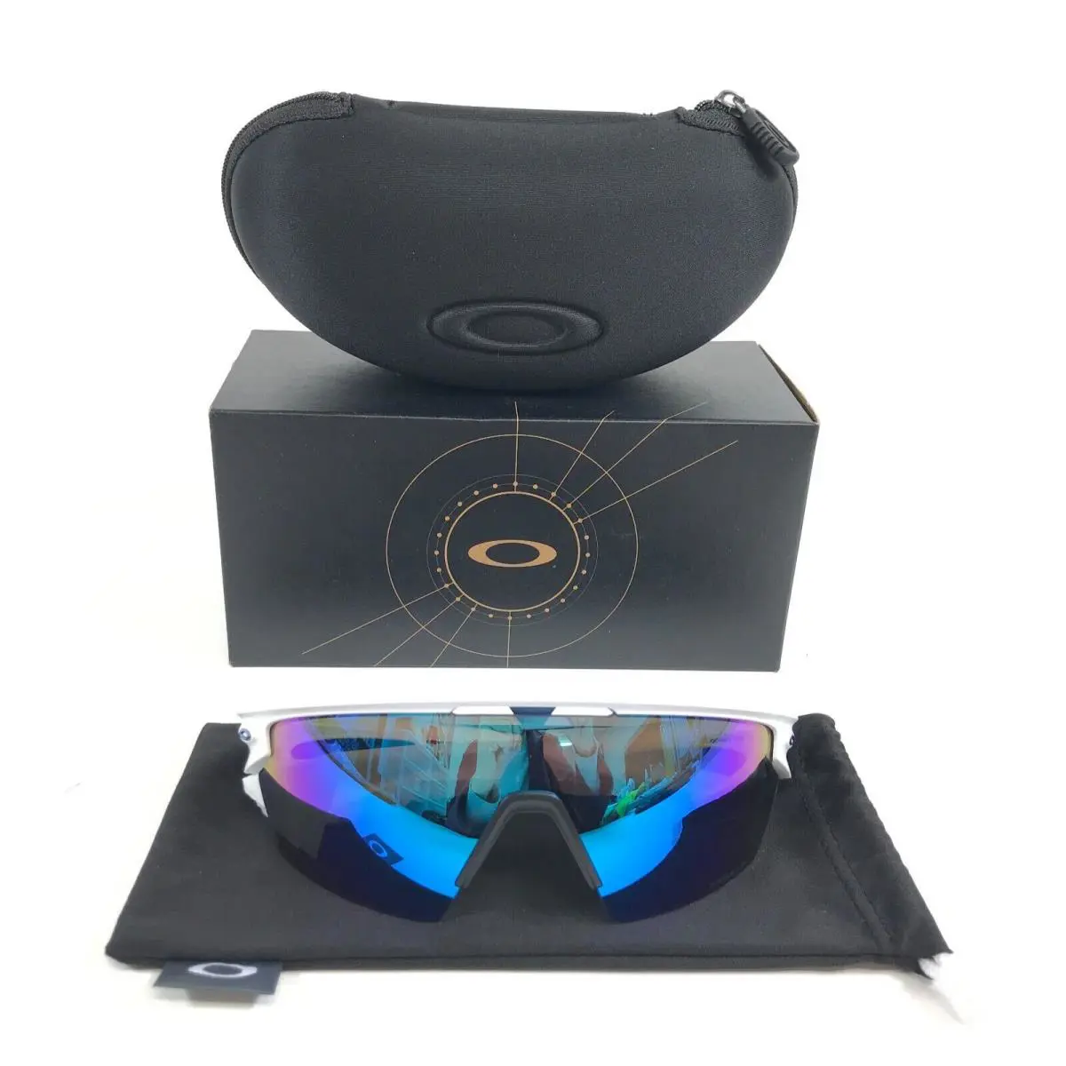 Sunglasses Sphaera OO9403-0236 Matte White with Prizm Sapphire Polarized by Oakley
