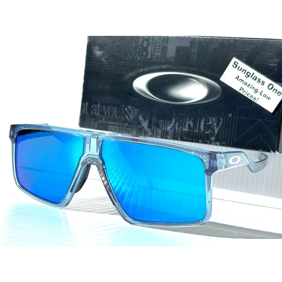 Helux Crystal Blue Clear Prizm Sapphire Lens Sunglass 9285-08 by Oakley