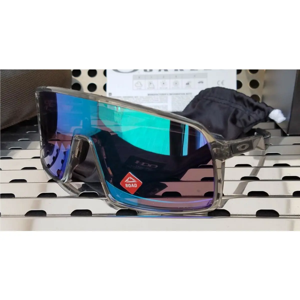 Sutro 9406-1037 Sunglasses Grey Ink W/prizm Road Jade Lenses by Oakley