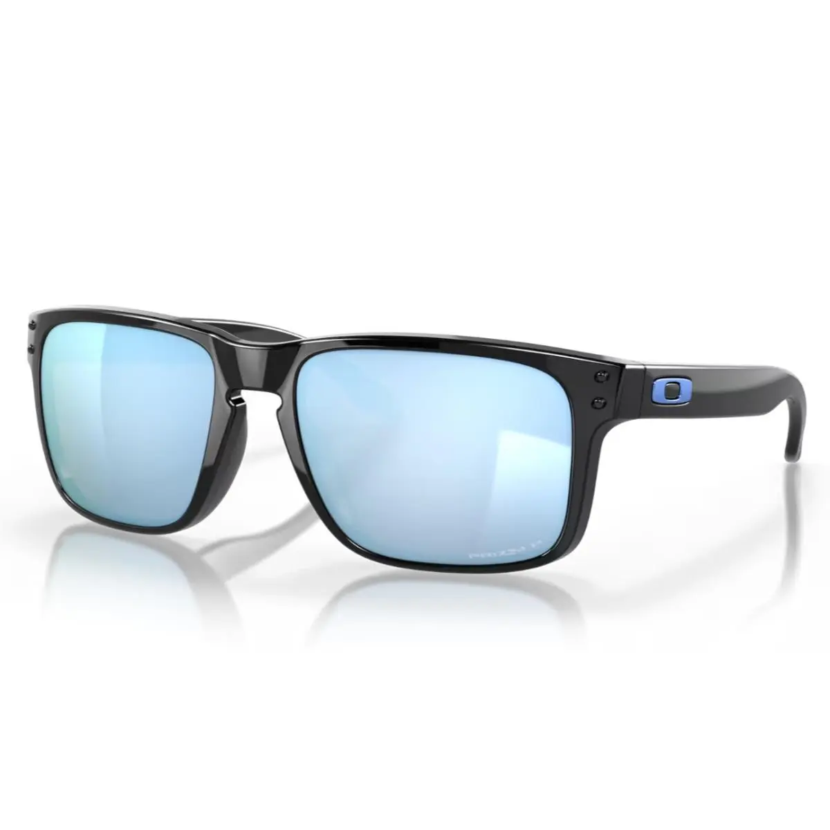 Oakley Holbrook OO9102 C1 Men`s Sunglasses Polished Black Polarized 55mm