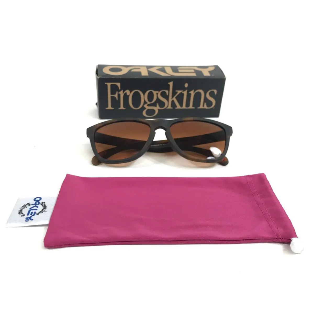 Sunglasses Frogskins OO9245-D154 Matte Brown Tortoise with Prizm Tungsten by Oakley