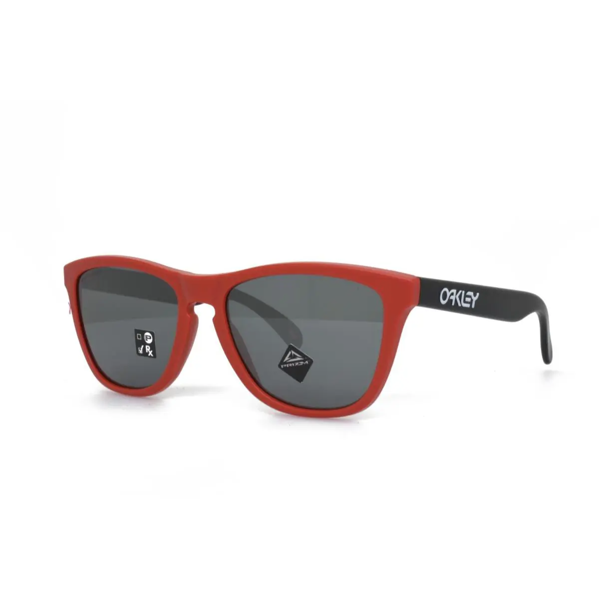 Sunglasses Frogskins 9013-1255 Matte Red Black Bright Gray Prizm by Oakley