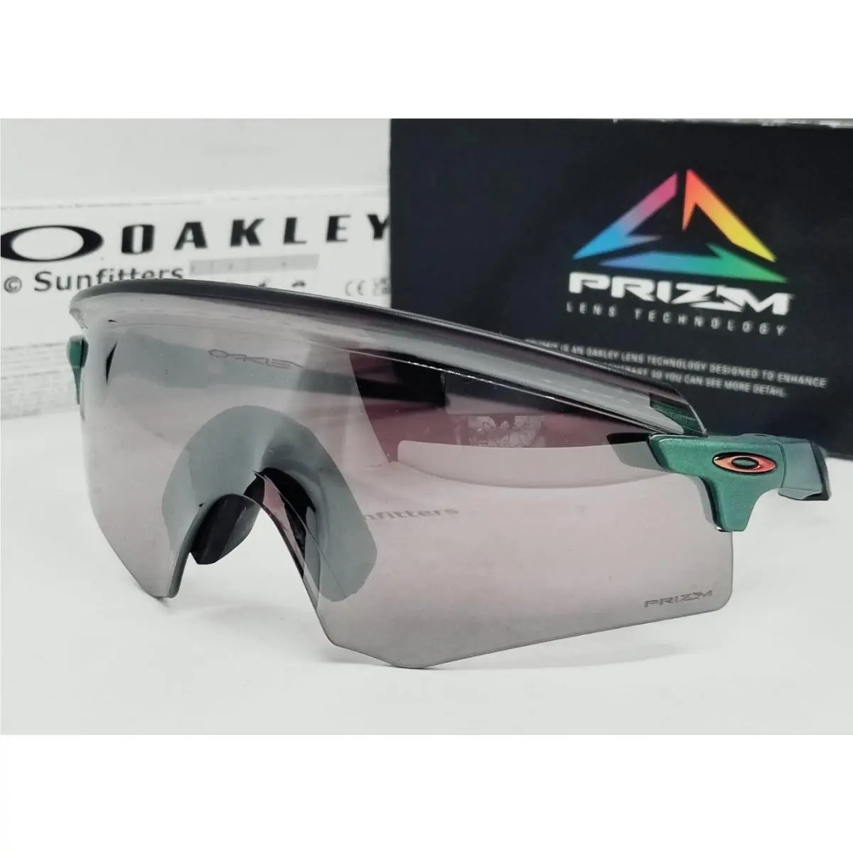 Oakley Encoder Spectrum Gamma Green/ Prizm Road Black OO9472F-13 A Sunglasses