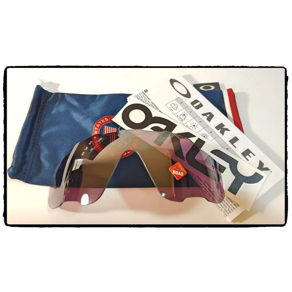 Jawbreaker Tour de France Poseidon Prizm Road Black Lens OO9290-6431 + by Oakley