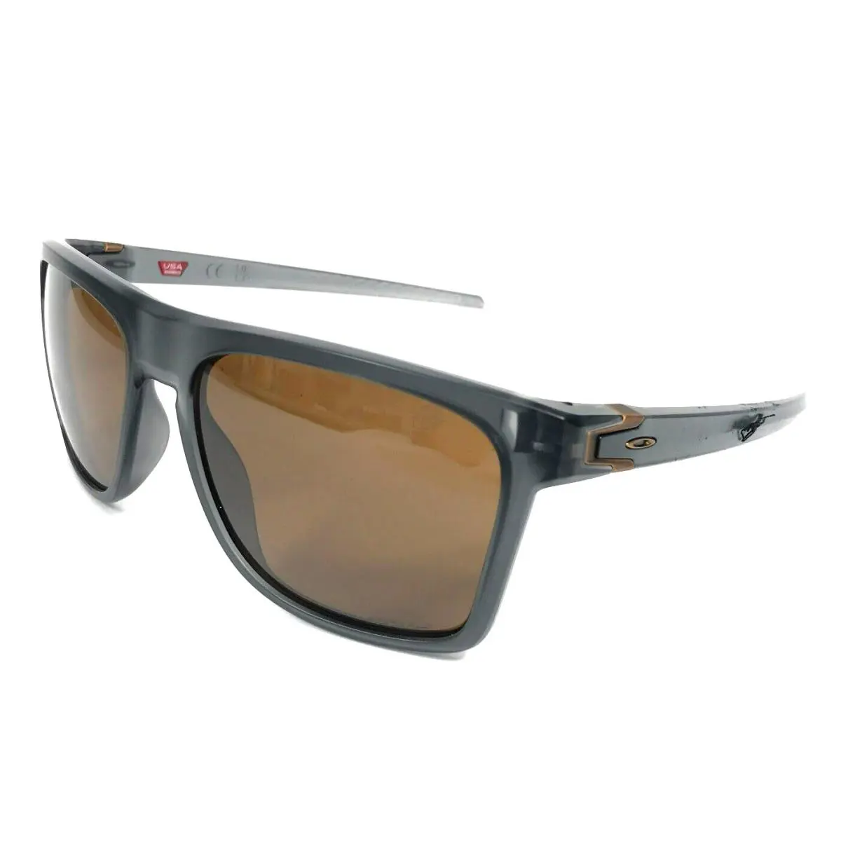Sunglasses Leffingwell OO9100-0257 Matte Gray Smoke Prizm Tungsten Lenses by Oakley