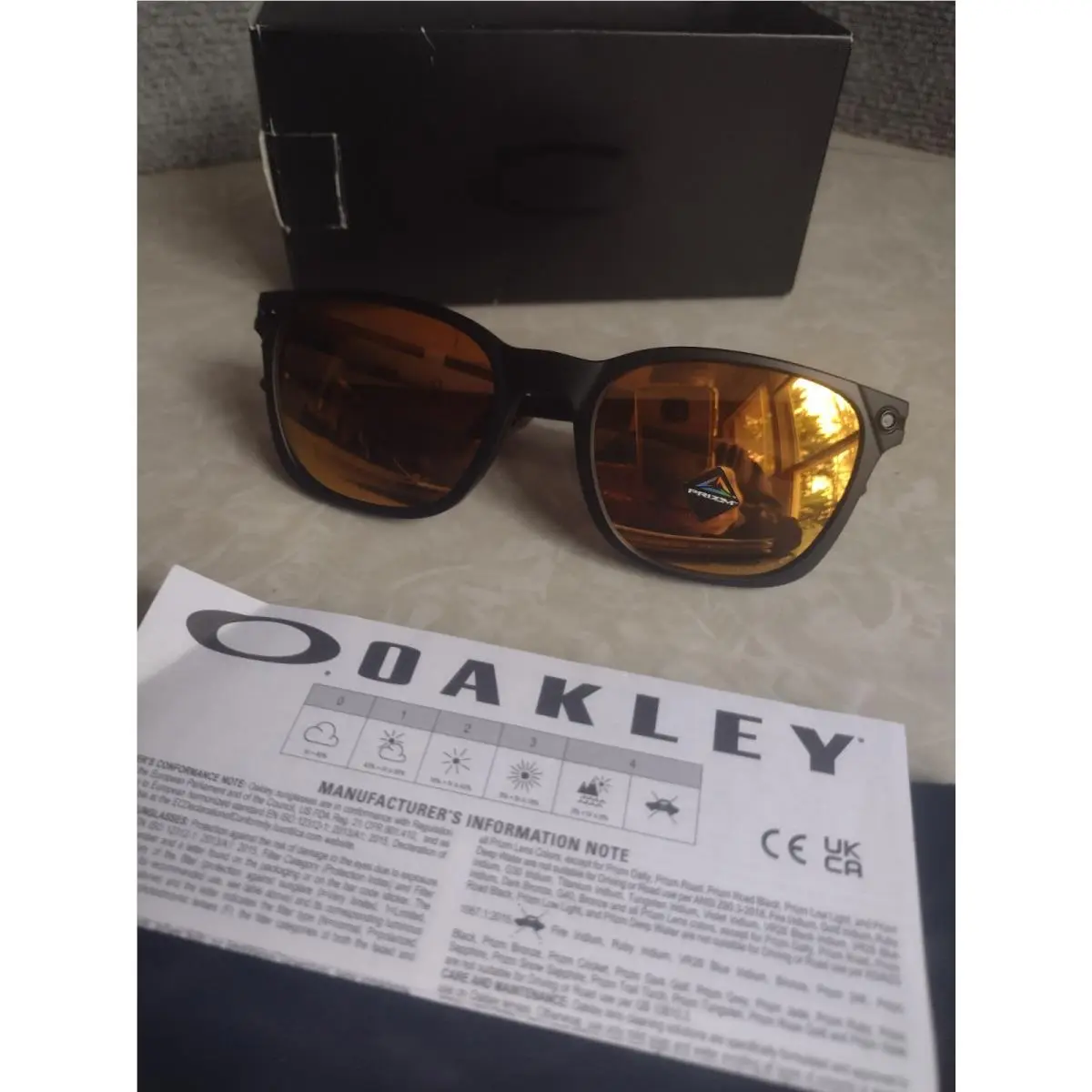 Oakley Ojector Prizim Sunglasses OO9018-1055 Black Ink Frame