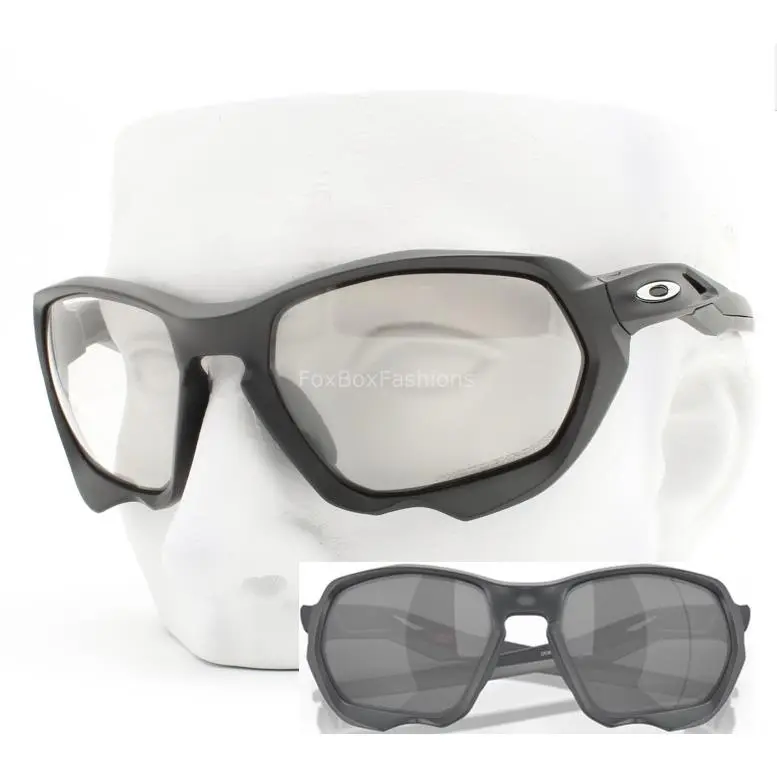 Plazma Sunglasses Matte Carbon Photochromic Clear Black OO9019-0559 Wcase by Oakley