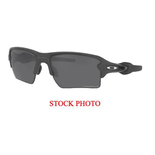 Flak 2.0 XL Steel Prizm Black Polarized Sunglasses by Oakley