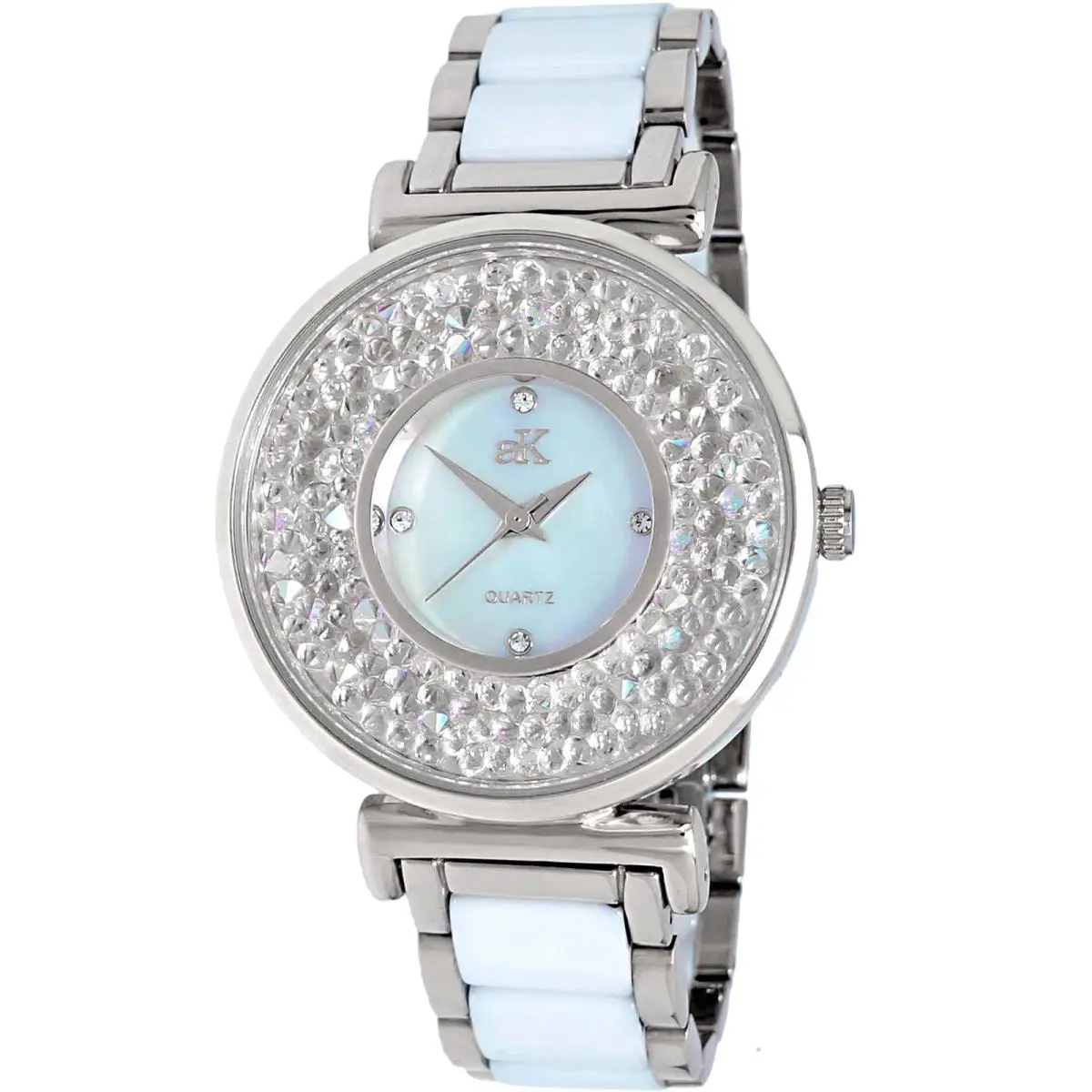 Adee Kaye Women`s Pisa Mother of Pearl Dial Watch - AK8660