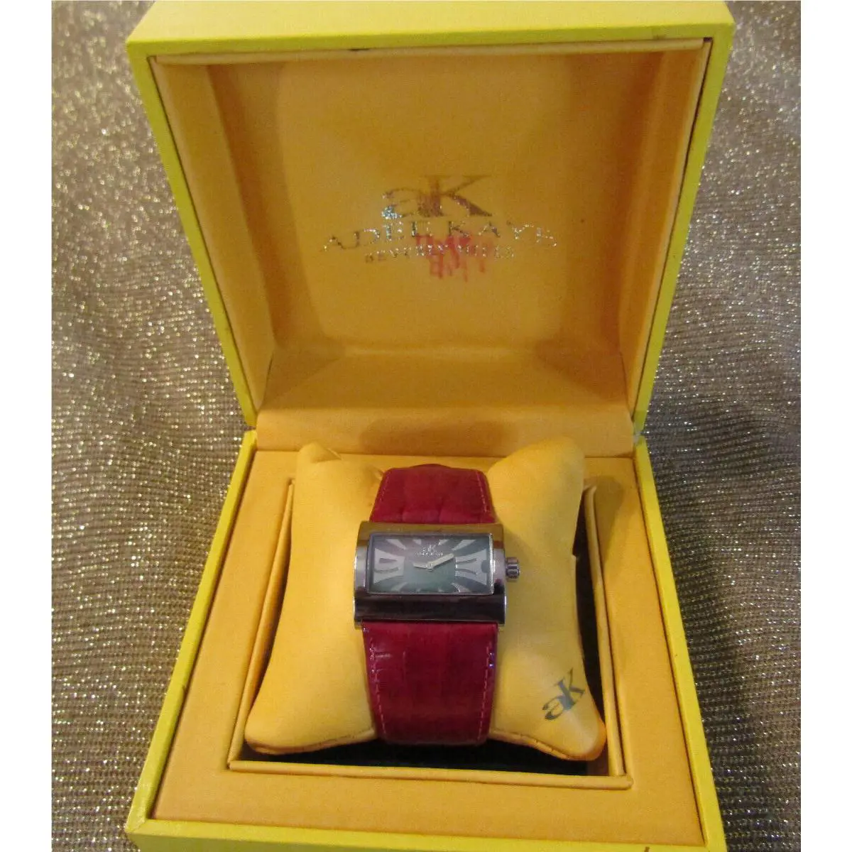 Women`s Luxury Watch Leather Swiss Movement Old Stock by Adee Kaye