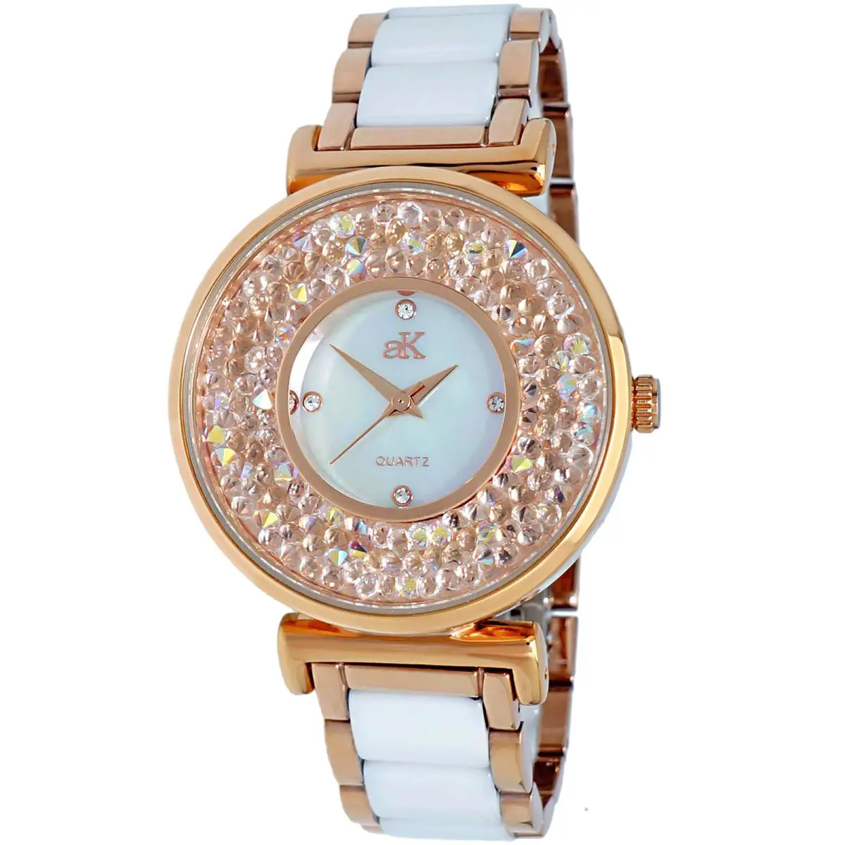 Adee Kaye Women`s Pisa Mother of Pearl Dial Watch - AK8662