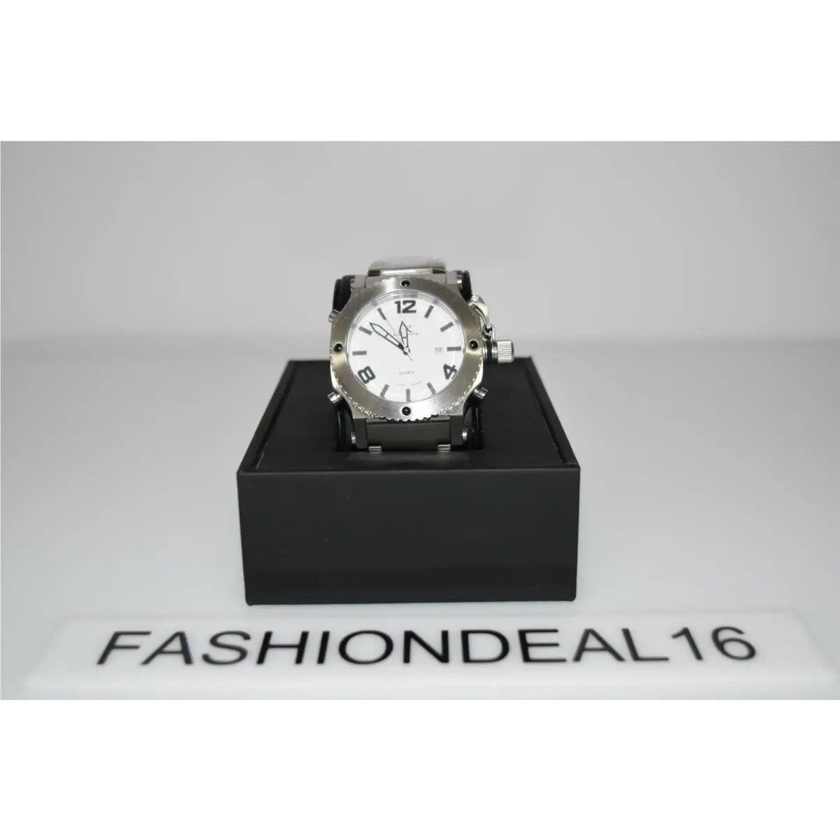 aK Adee Kaye SS White Dial AK6471-M Watch