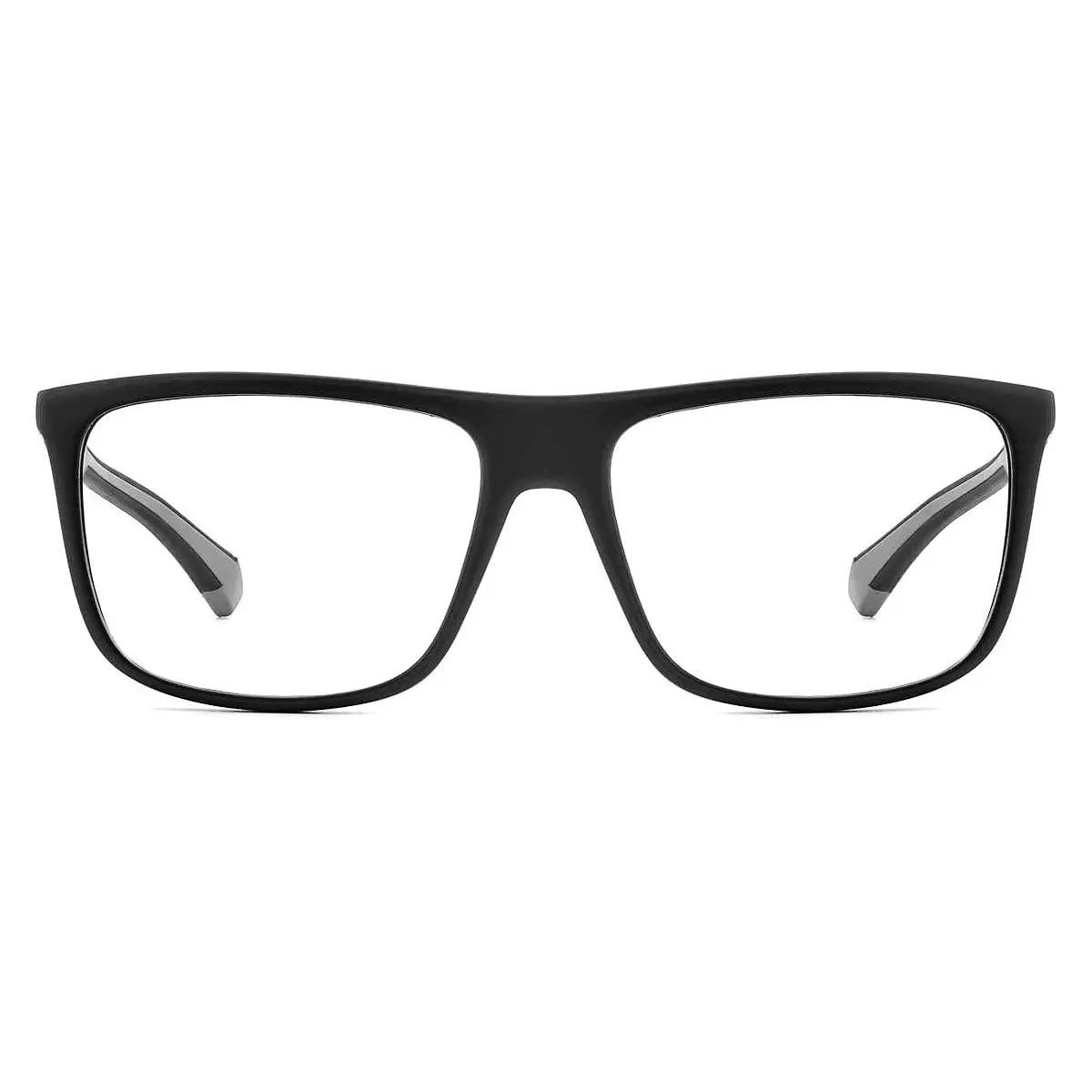 Polaroid Pld Eyeglasses Men Matte Black Gray 56mm - Frame: Matte Black Gray, Lens: Demo