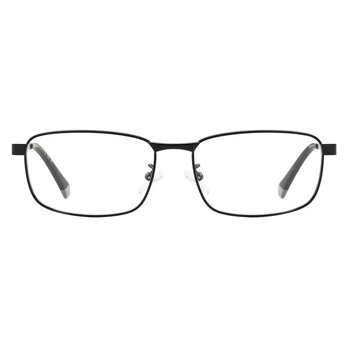 Polaroid Pld D480/G Eyeglasses Men Matte Black Rectangle 57mm - Frame: Matte Black, Lens: Demo