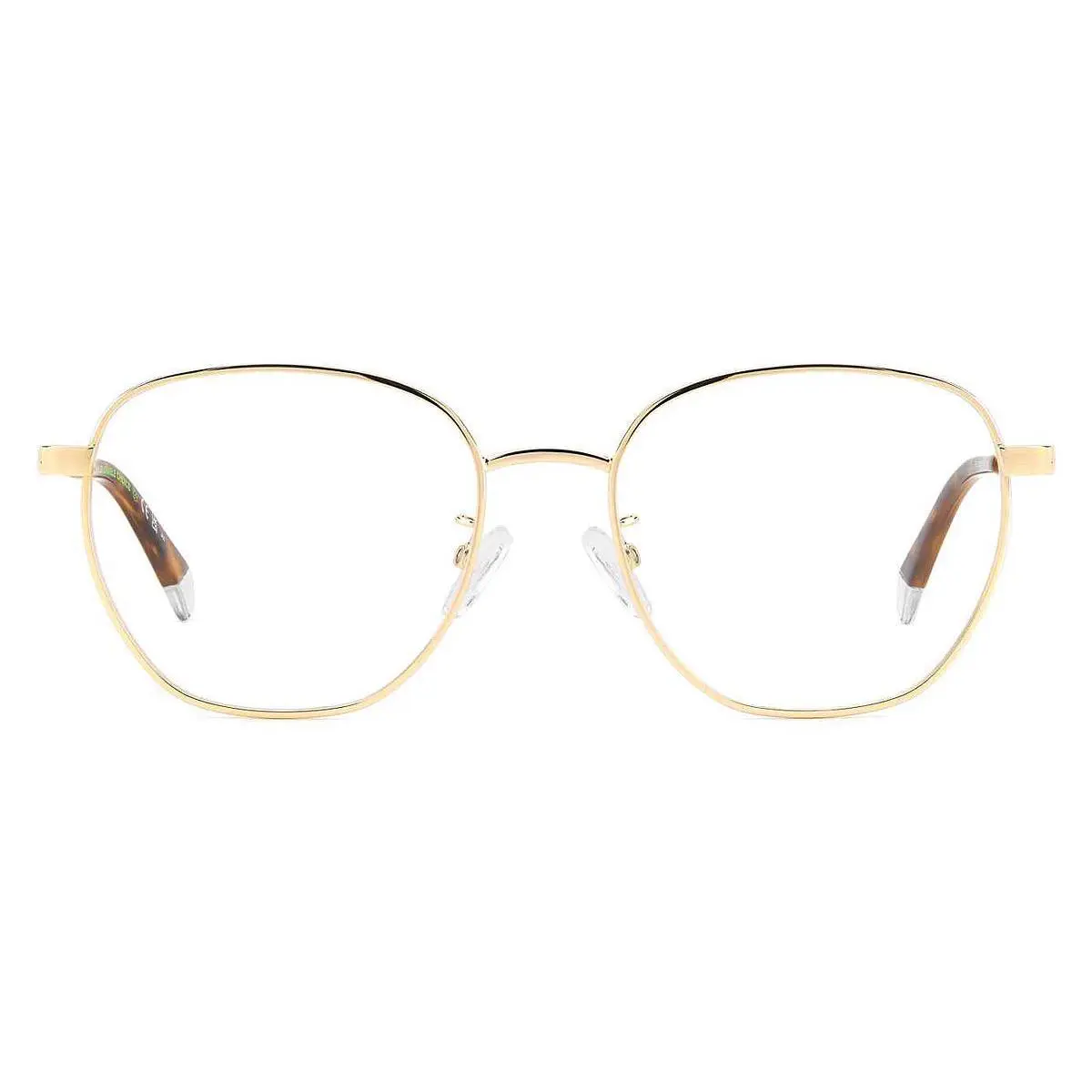Polaroid Pld Eyeglasses Men Gold 53mm - Frame: Gold, Lens: Demo