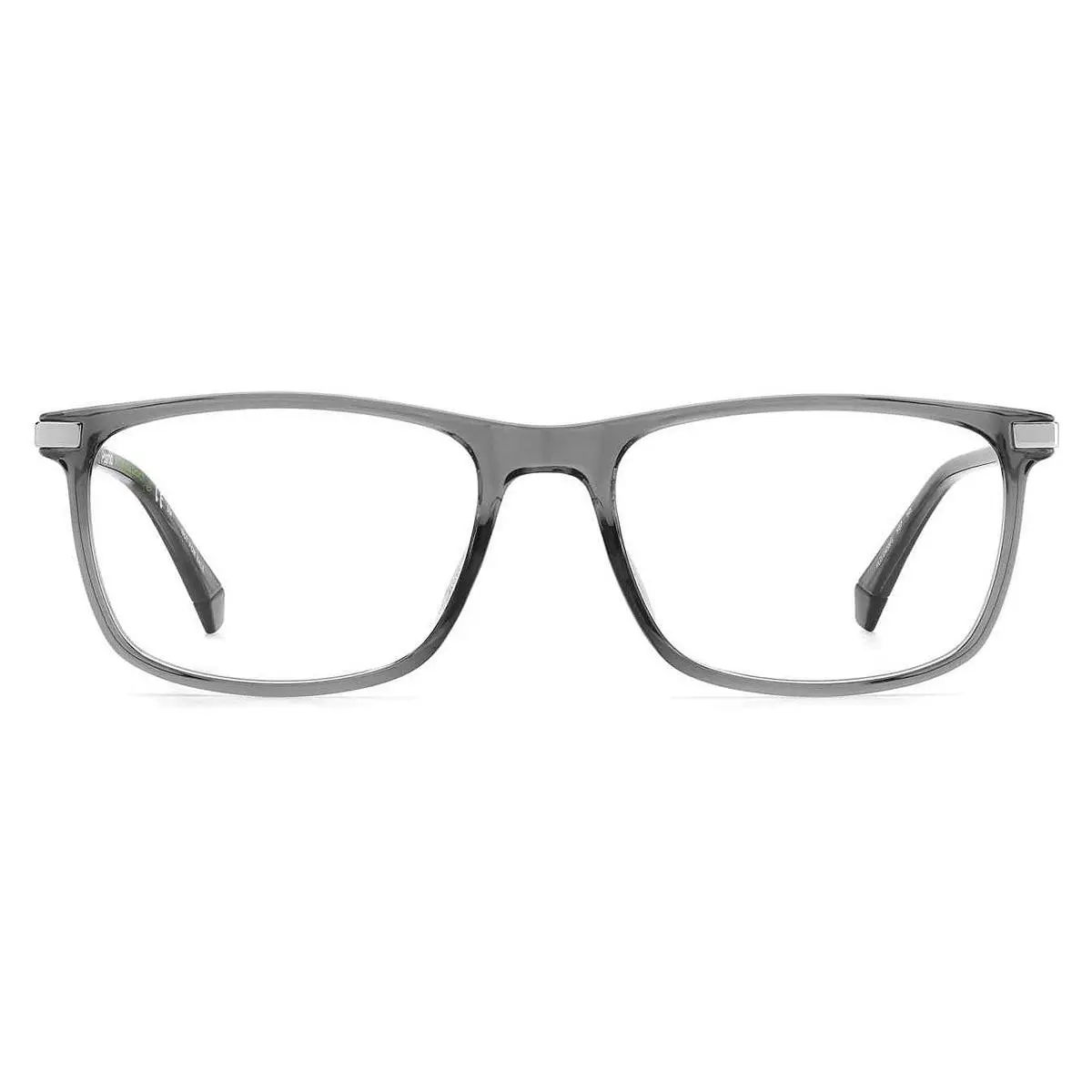 Pld D458/G Eyeglasses Men Gray Rectangle 54mm by Polaroid