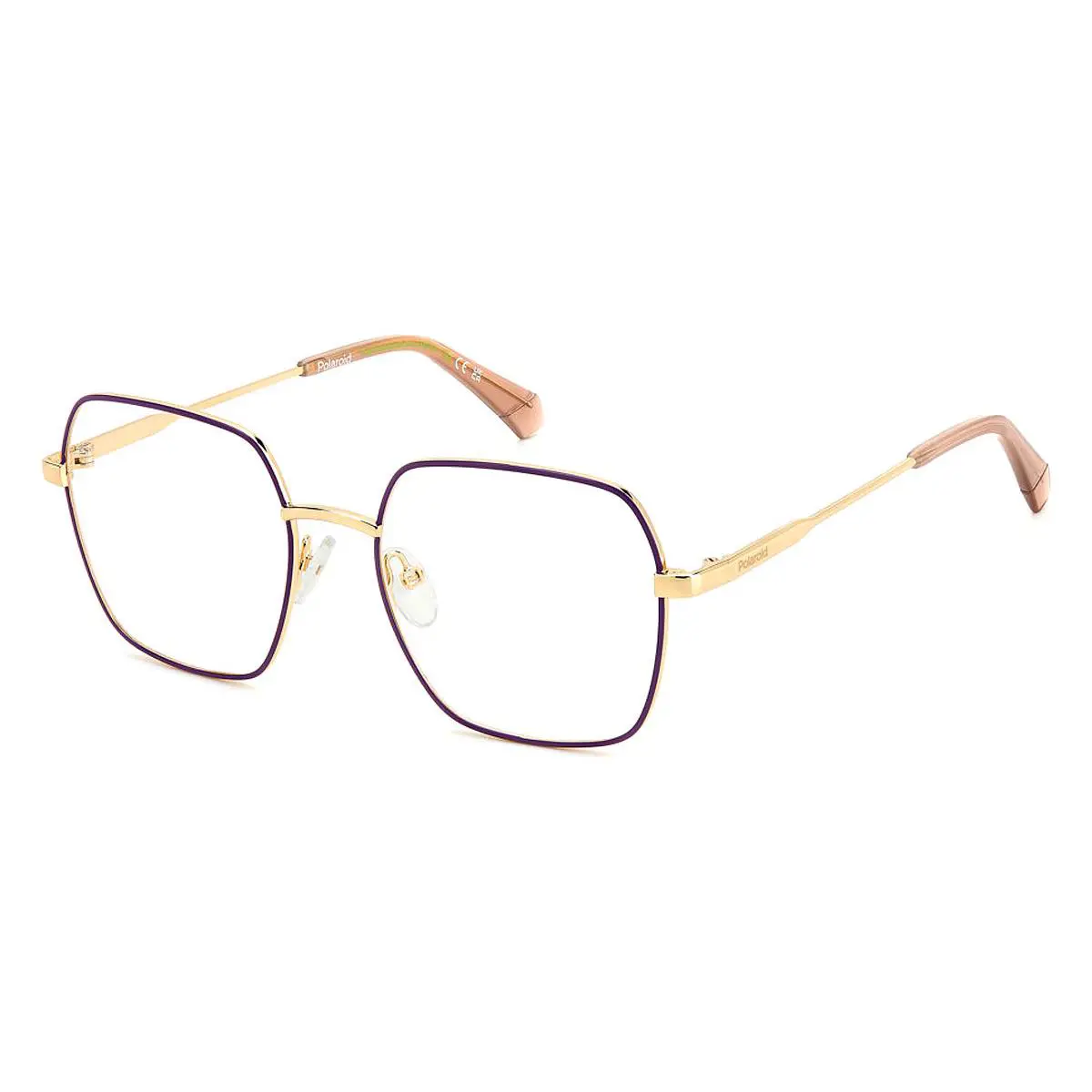 Pld D530 Eyeglasses Women Gold Violet 54mm by Polaroid