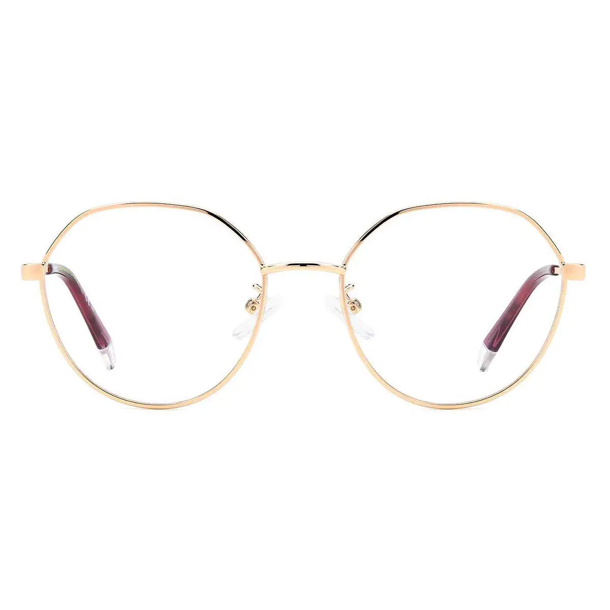 Polaroid Pld D490/G Eyeglasses Women Gold Copper Geometric 52