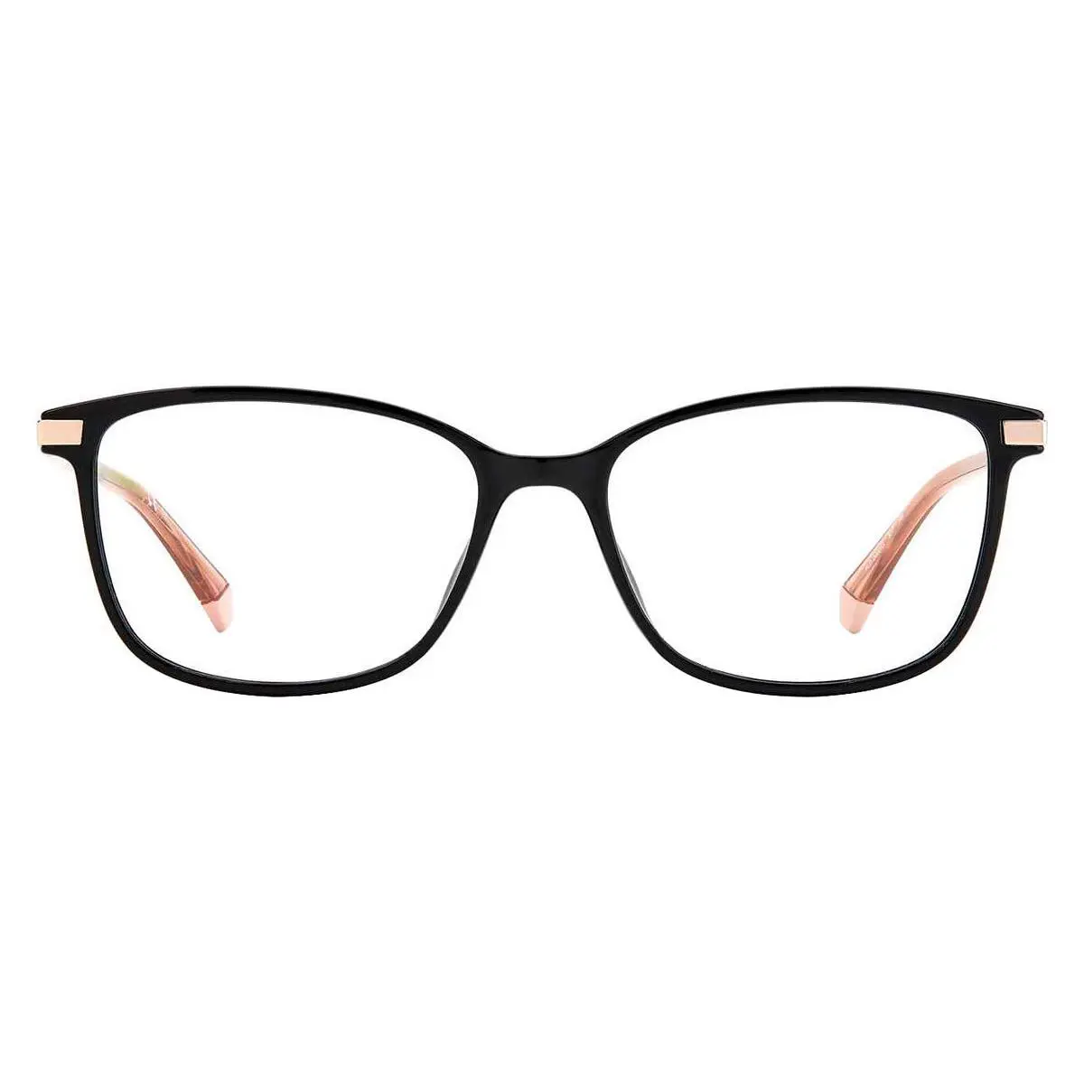 D460/G Eyeglasses Unisex Black Rectangle 53mm by Polaroid
