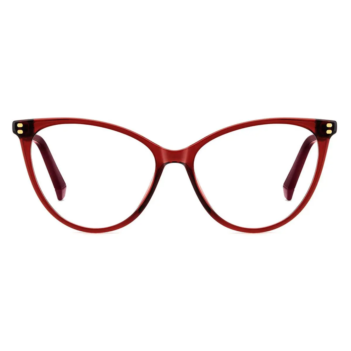 Polaroid Pld D551 Eyeglasses Female Burgundy 54mm - Frame: Burgundy, Lens: Demo
