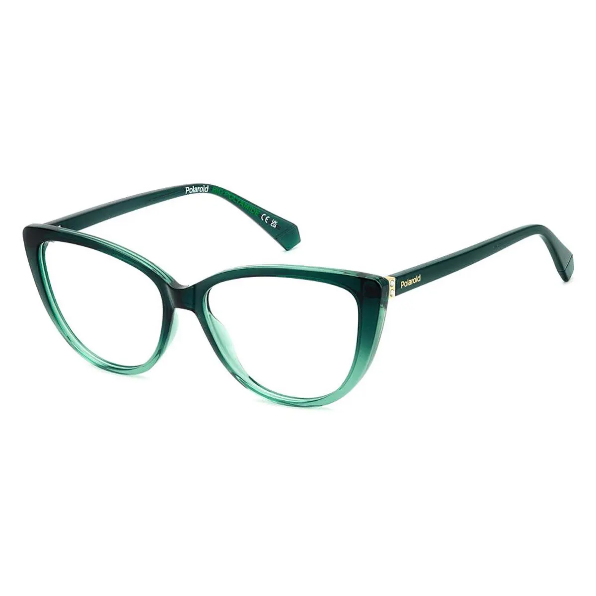 Polaroid Pld D543 Eyeglasses Female Green 56mm - Frame: Green, Lens: Demo