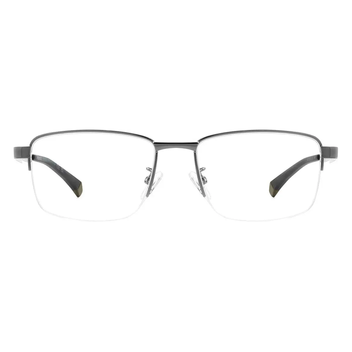 Polaroid Pld D571/G Eyeglasses Male Dark Ruthenium 54mm - Frame: Dark Ruthenium, Lens: Demo