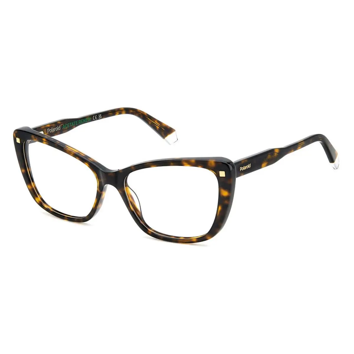 Polaroid Pld D542 Eyeglasses Female Havana 56mm - Frame: Havana, Lens: Demo