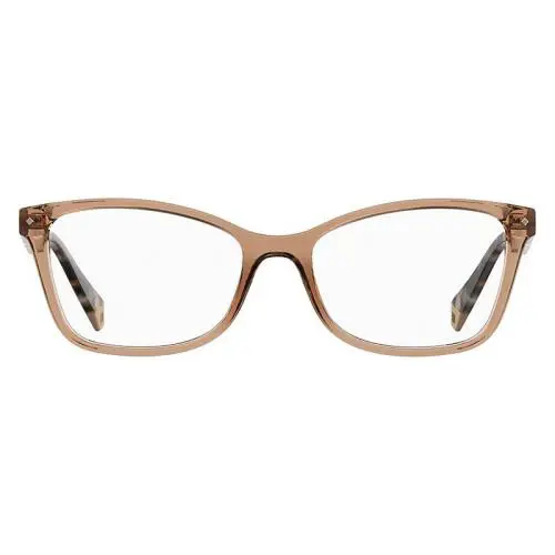 Polaroid D 320 Eyeglasses Women 010A Beige Cat Eye 53mm
