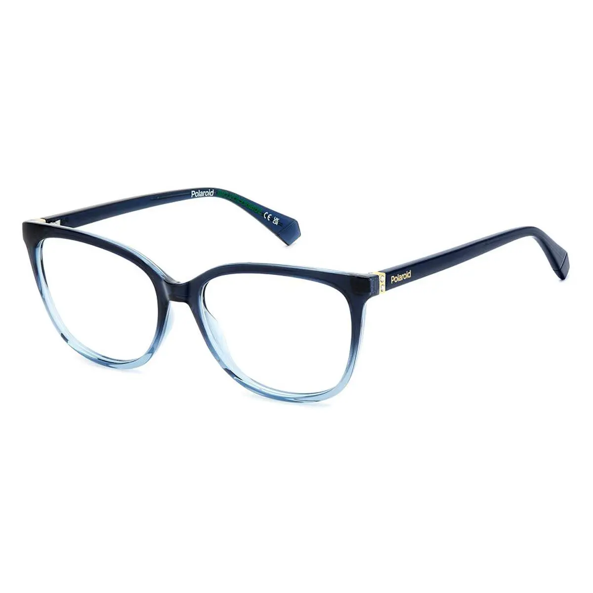 Polaroid Pld D544 Eyeglasses Female Blue 56mm - Frame: Blue, Lens: Demo