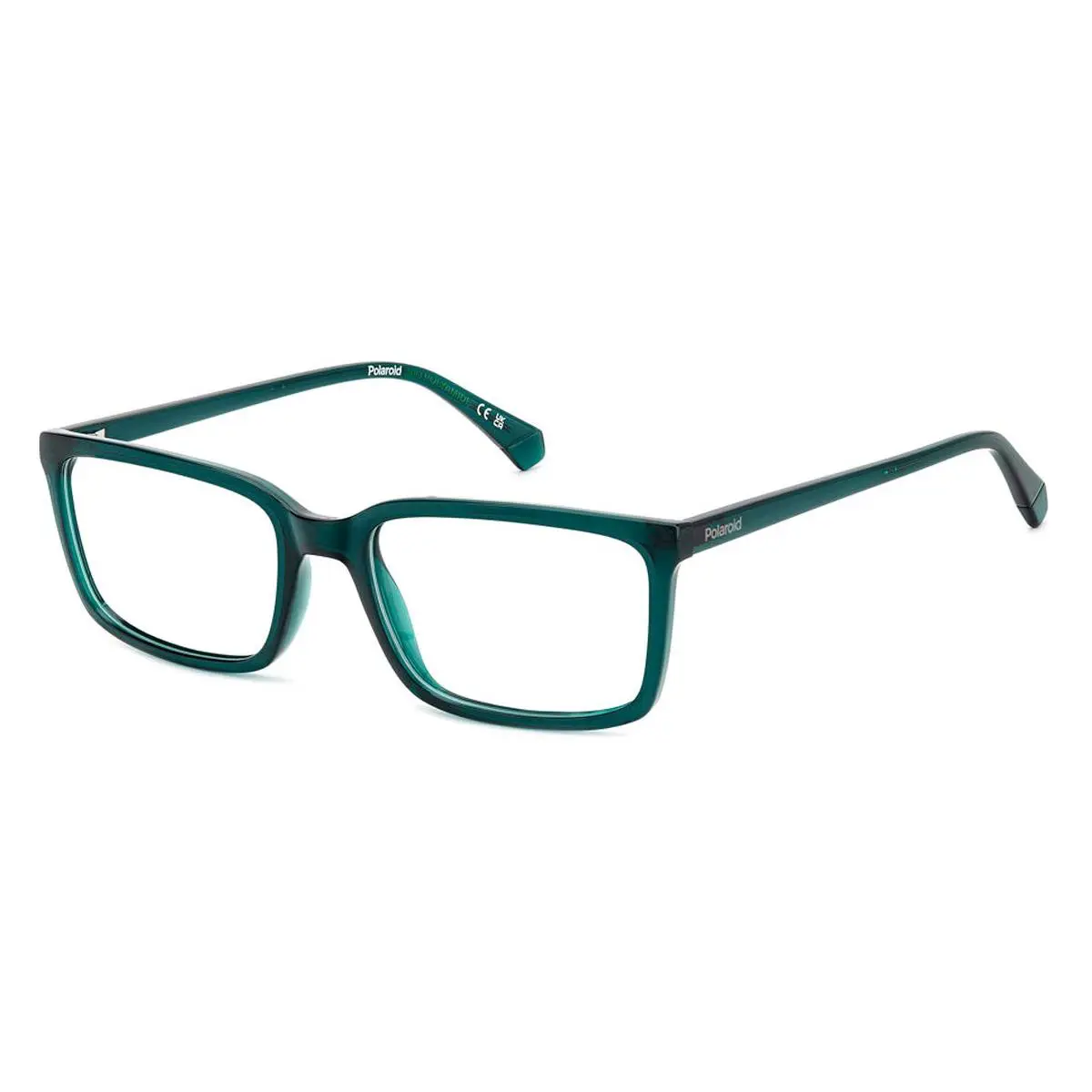Polaroid Pld D546 Eyeglasses Male Teal 57mm - Frame: Teal, Lens: Demo