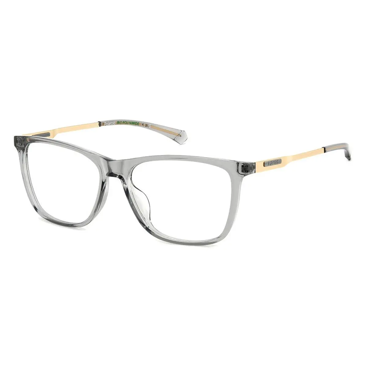 Polaroid Pld D549/G Eyeglasses Male Gray 55mm - Frame: Gray, Lens: Demo