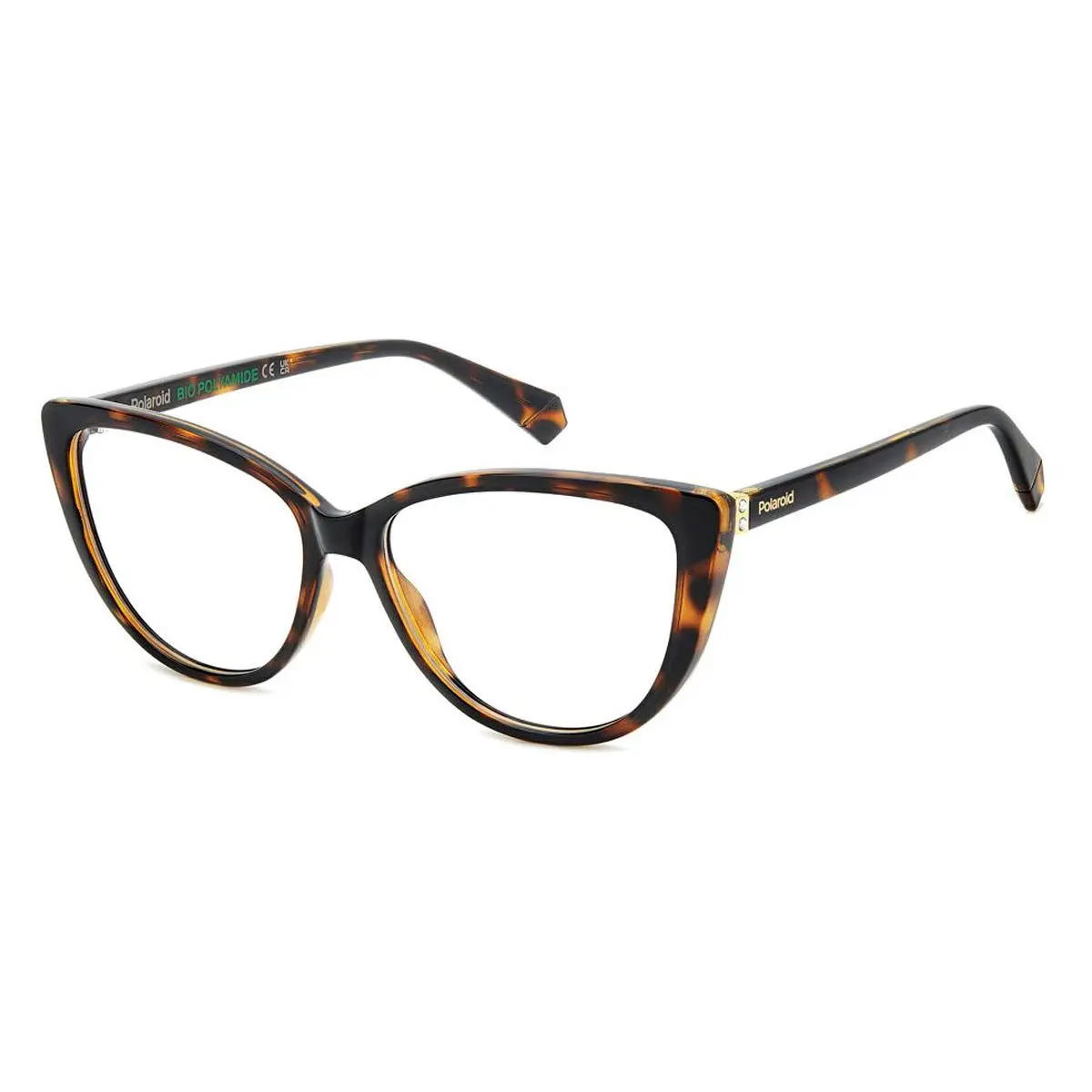 Polaroid Pld D543 Eyeglasses Female Havana 56mm - Frame: Havana, Lens: Demo