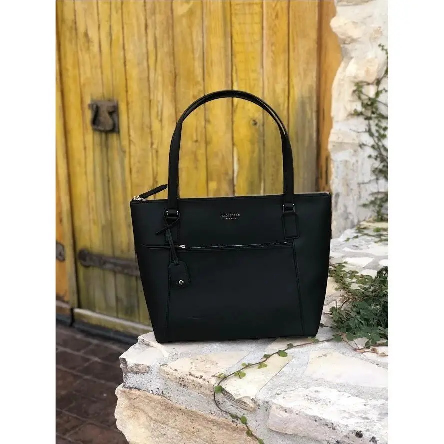 Kate Spade Cameron Pocket Tote Leather Handbag