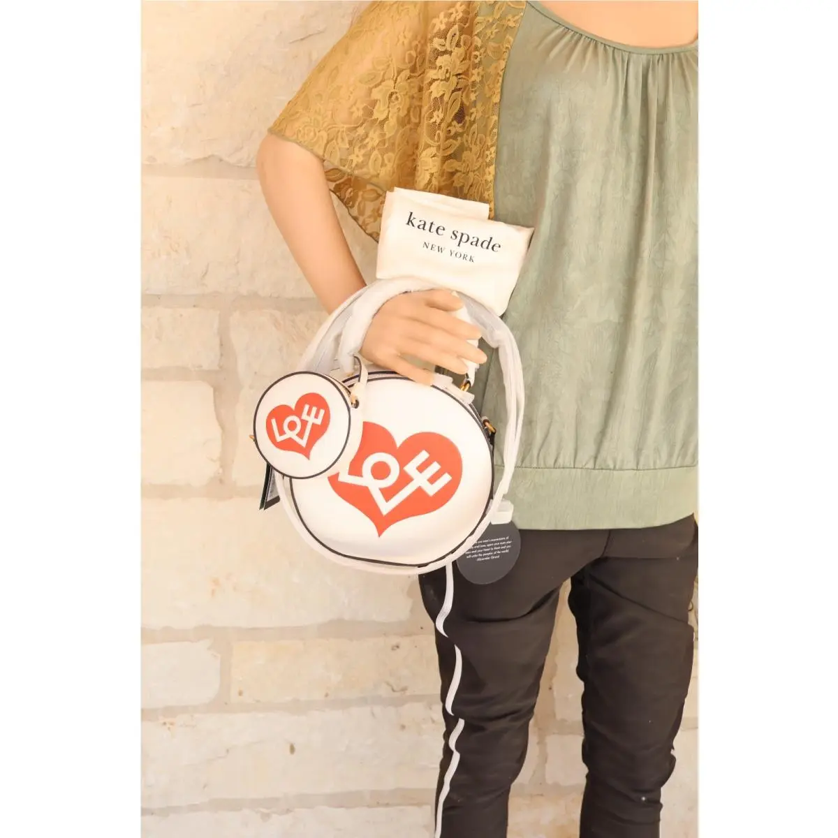 Alexander Girard X Heart Embossed Options: X-body Coin Purse Cardcase 2-pc Bag & Coin case Alexander Girard X Kate Heart by Kate Spade