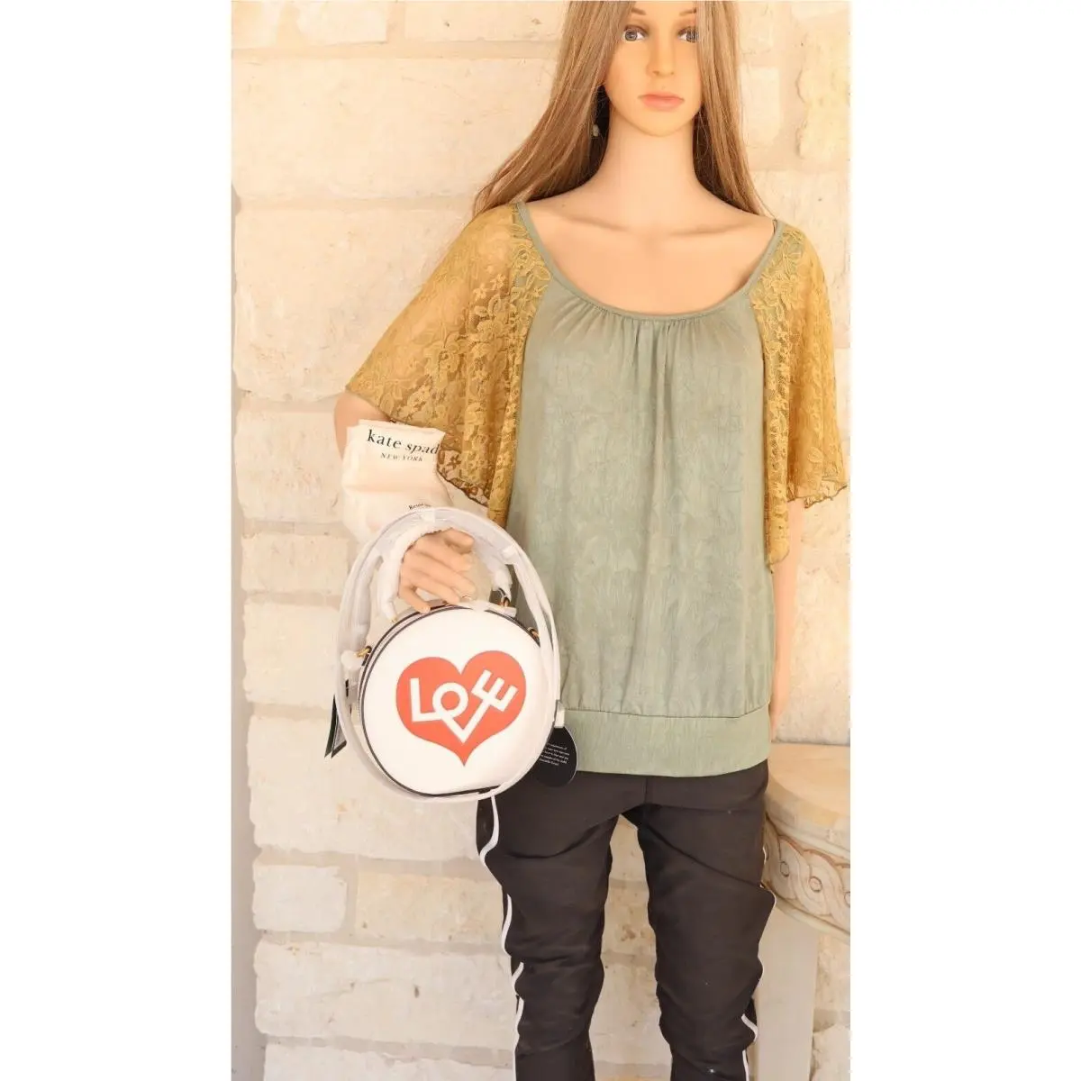 Alexander Girard X Heart Embossed Options: X-body Coin Purse Cardcase Crossbody Alexander Girard X Kate Heart Embossed by Kate Spade