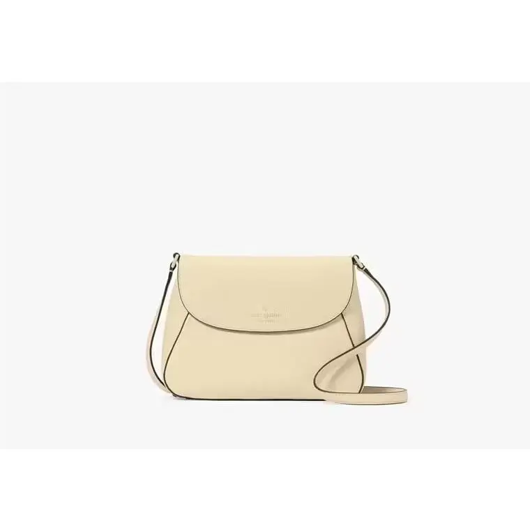 Kate Spade Spring Pbl Leather Monica Flap Crossbody/shoulder Bag Butter Yellow