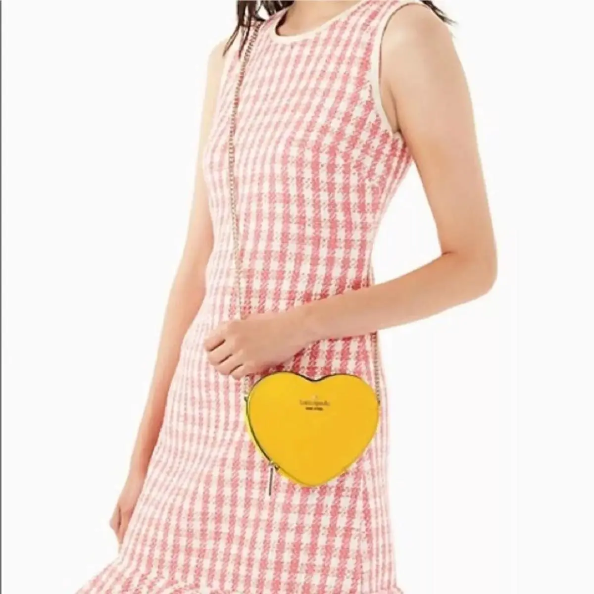 Kate Spade Love Shack Mini Heart Crossbody Choices: Red Green Blue Yellow Purple