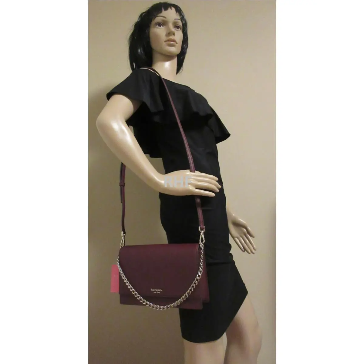 New Yorrk Cameron Convertible Crossbody Cherrywood by Kate Spade