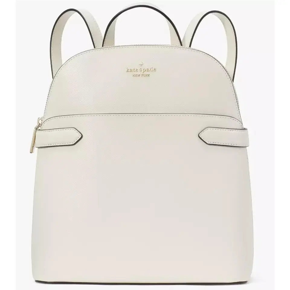 Kate Spade Staci Dome Backpack Meringue White Leather Bag KG021