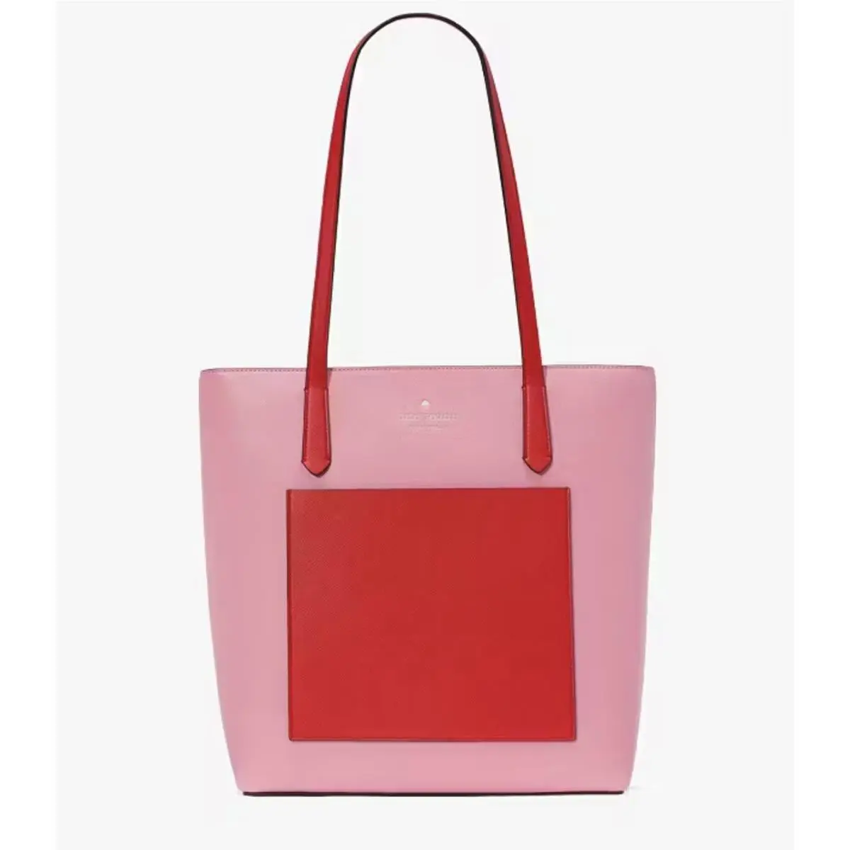 New York Daily Tote Zip Shoulder Bag Blossom Pink Multi Leather by Kate Spade