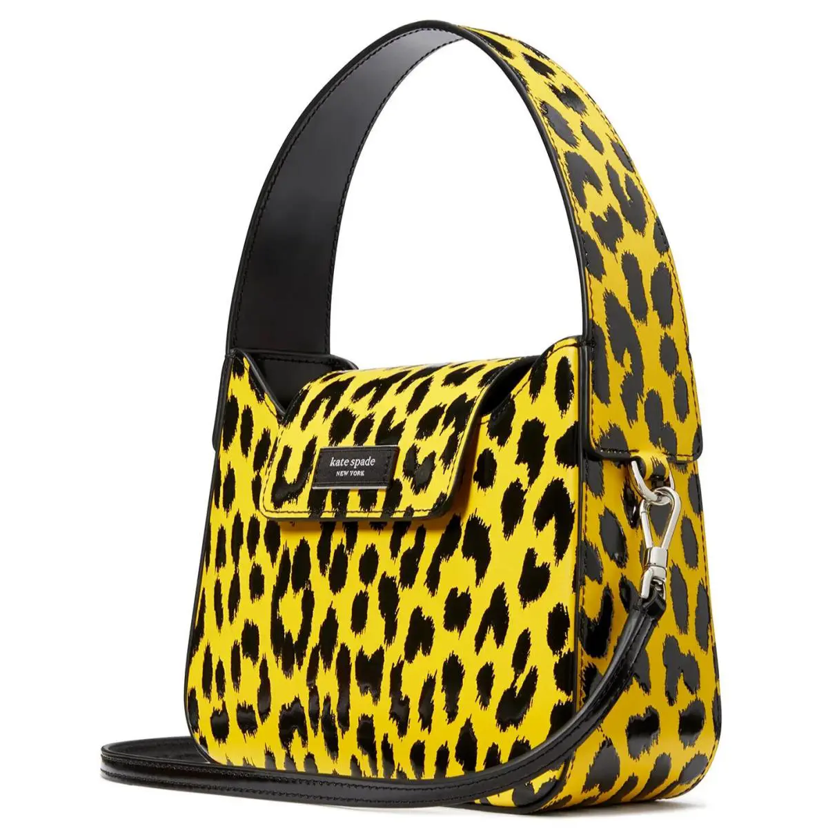 Kate Spade Sam Leopard Leather Mini Hobo Bag KC992 Leopardo Purse