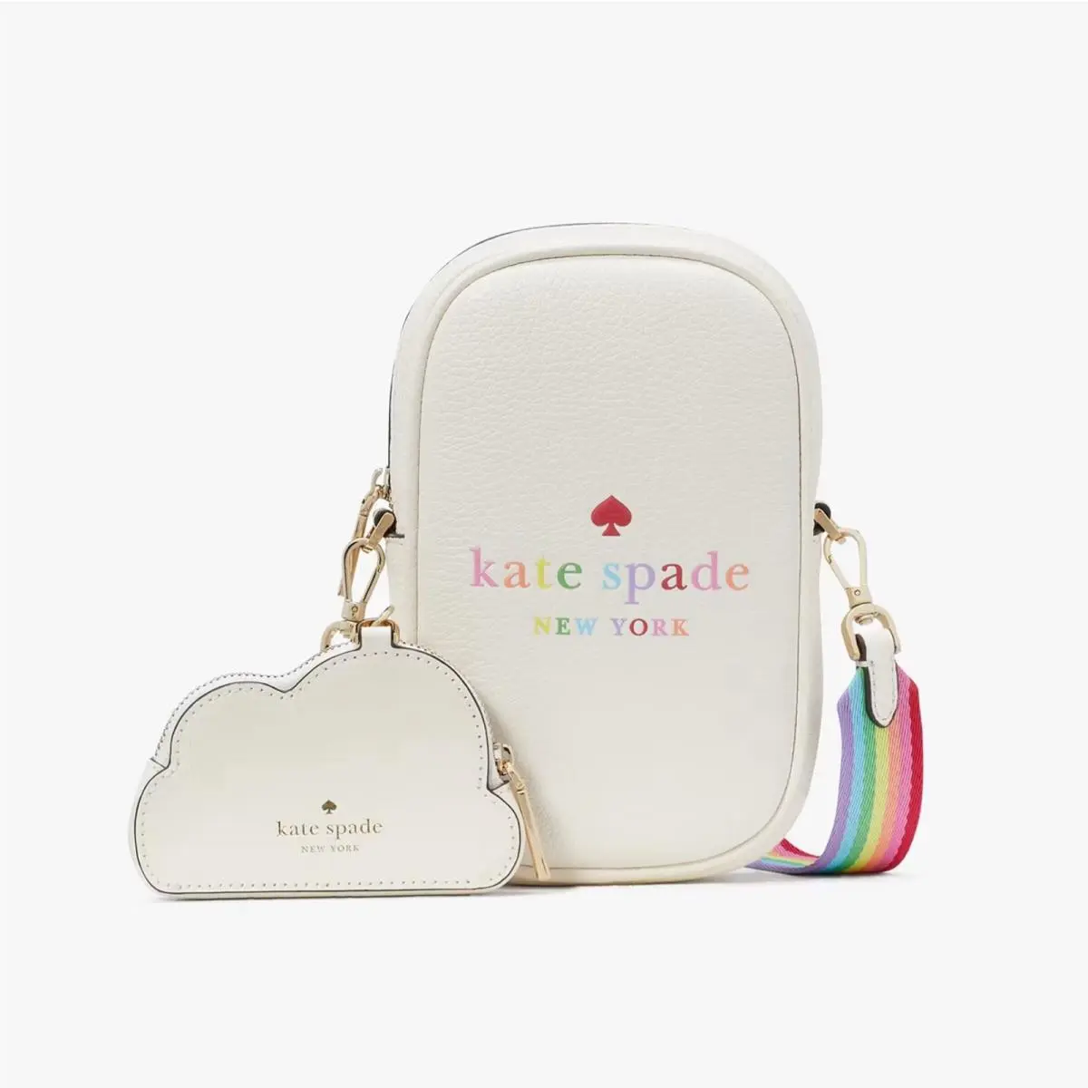 Kate Spade Mini Rainbow Collection North South Phone Crossbody Multi
