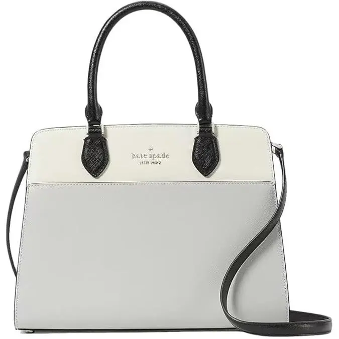 New York Madison Medium Satchel Saffiano Leather Handbag by Kate Spade