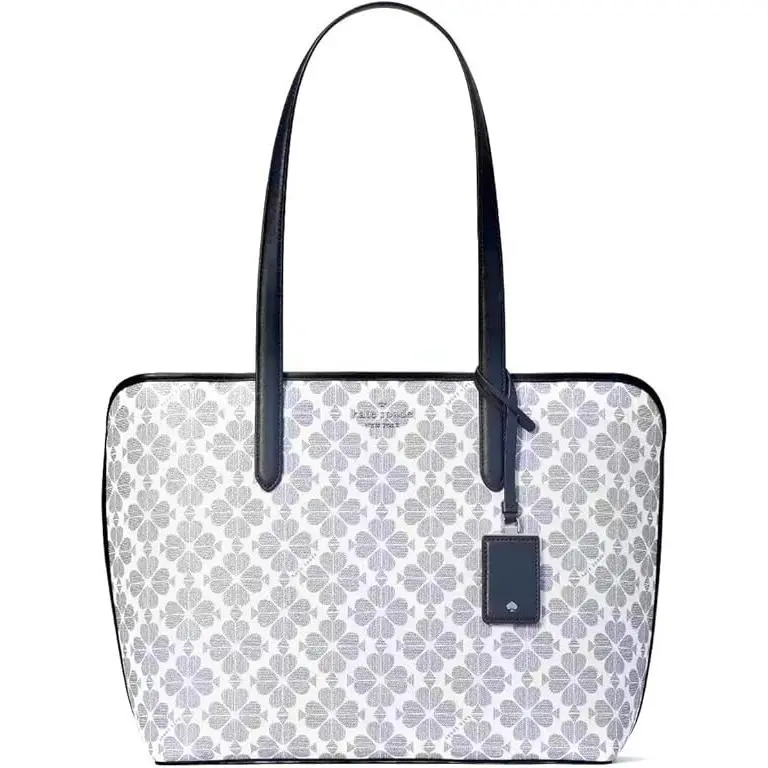 Kate Spade New York Signature Spade Flower Large Tote Navy Multi KG086