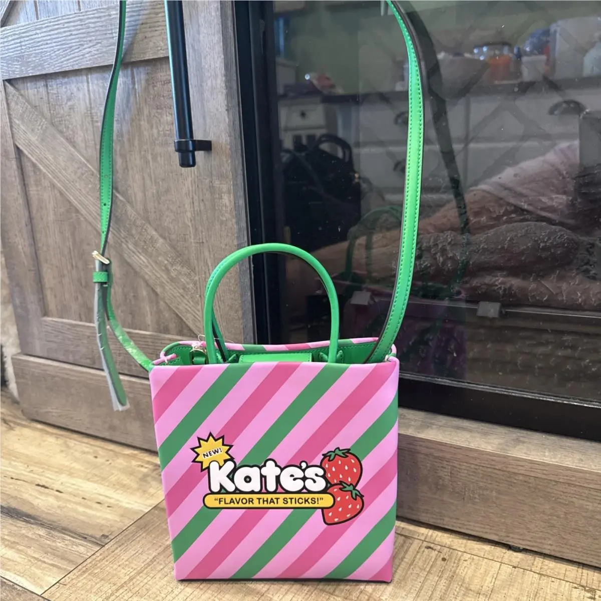 Kate Spade Candy Mini Tote KK171 Treat Yourself Pink Multi Color New Release - Handle/Strap: Multicolor, Hardware: Pink, Exterior: Multicolor pink