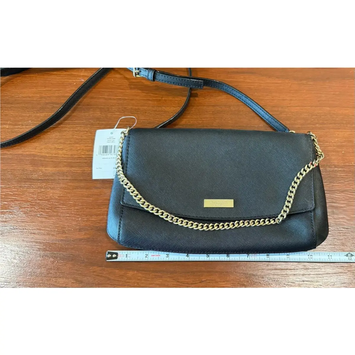 New Kate Spade New York Greer Laurel Way Crossbody Handbag WKRU4092 Black Clutch