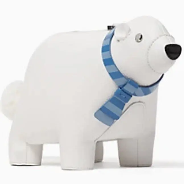 Arctic Friends Polar Bear Crossbody Bag Purse White Blue by Kate Spade